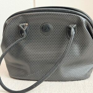 Vintage 1983 Liz Claiborne Accessories Handbag Genuine Leather Trim